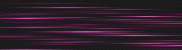 Glowing purple light trails creating layered motion blur on dark background Perfect for futuristic UI digital speed elements or scifi data animations