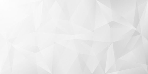 glowing white triangular polygon texture background