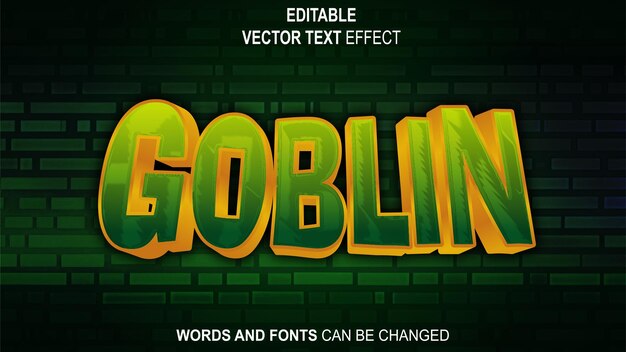 Goblin Halloween Text Effect