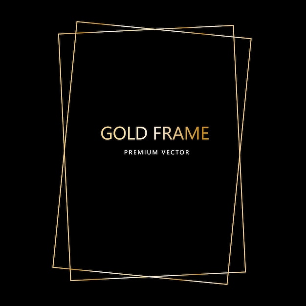 gold photo frame