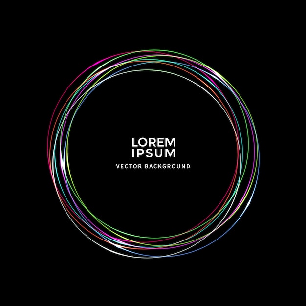 golden glowing spiral light line vector