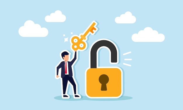 golden key unlocking business solutions professional advice and success in accessibility