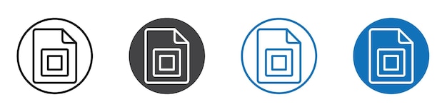 google slides icon flat editable icon mark set