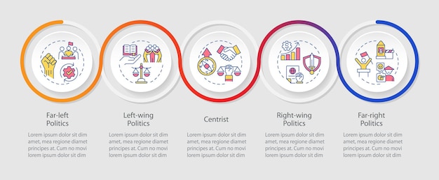 Government structure loop infographic template