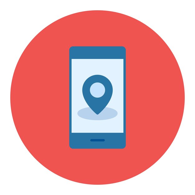 GPS Flat Illustration