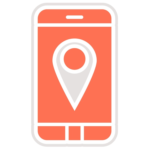 Gps mobile Vector Icon Design Illustration