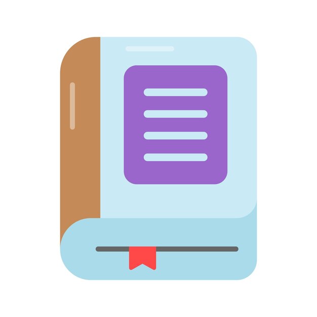 Grab this beautifully designed icon of book in modern style easy to use vector