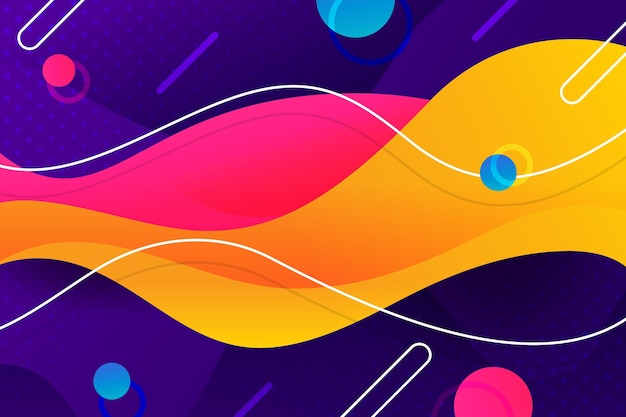 gradient abstract wavy background