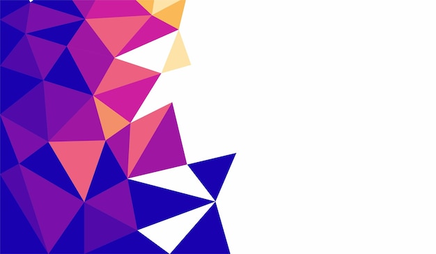Gradient background purple color triangle polygon modern design abstract