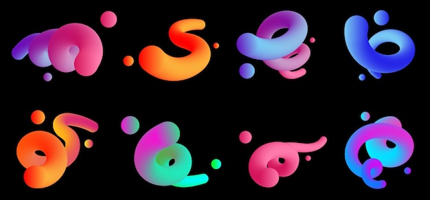 Gradient blend lines