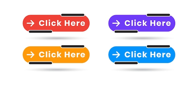 gradient button collection for social media application