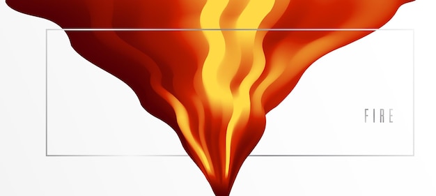 gradient color 3d volcano fluid shape vector abstract background, dynamic dimensional flame design element in motion, trendy modern style.