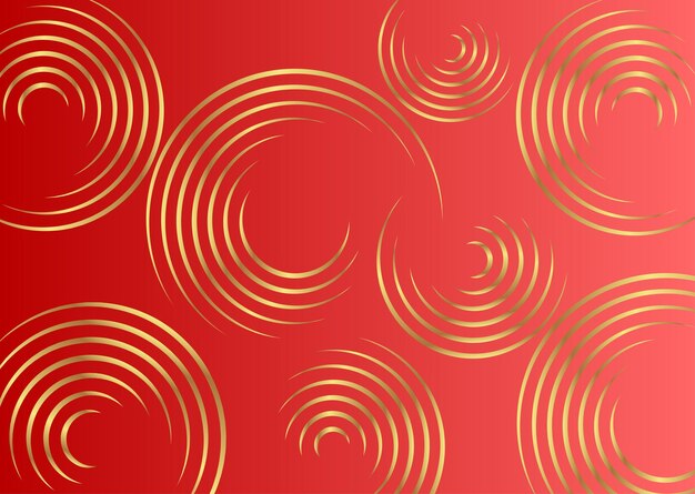 Gradient Color Background with Golden Circle Design