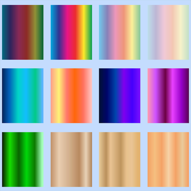 Gradient color set collection