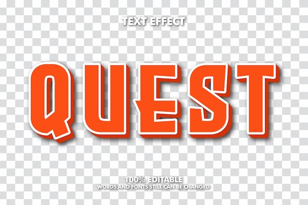 Gradient editable text effect editable transparent background