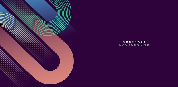 Gradient Flowing Stock Line Waving Particle Geometric Abstract Background Modern Futuristic Rectangle Wavy Lines Pattern Background Concept For Science Music Cover Website Header Banner