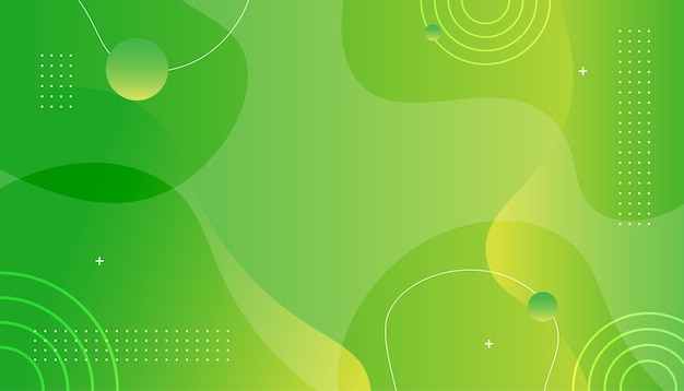 gradient green yellow abstract geometric background