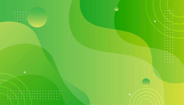 Gradient green yellow abstract geometric background