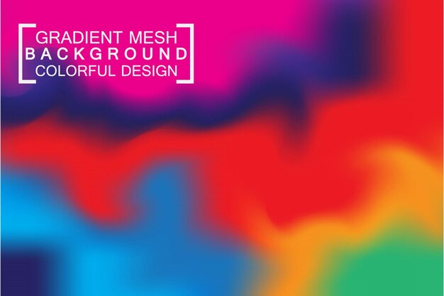 Gradient mesh colorful background wallpaper vector