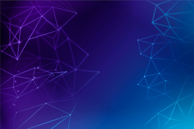 gradient network connection background