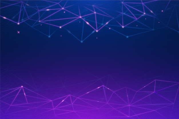 Gradient network connection background