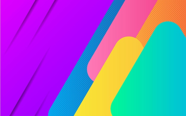 Gradient purple abstract geometric shape background