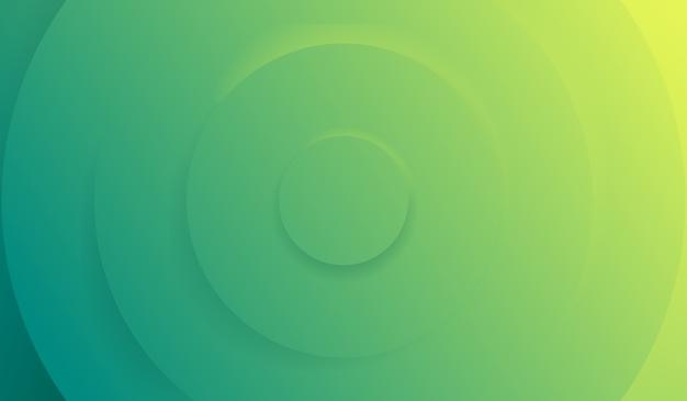 Gradient round background modern wave