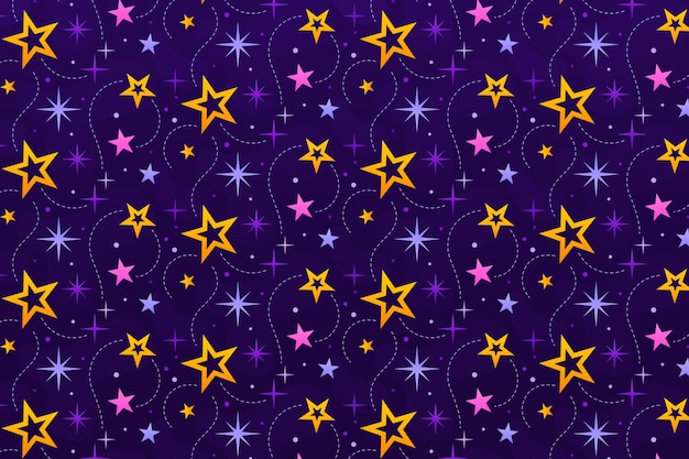 Gradient star pattern illustration