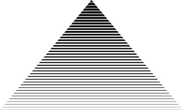 Gradient Stripe Triangle