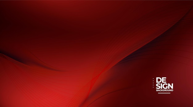 gradient wave line style background design