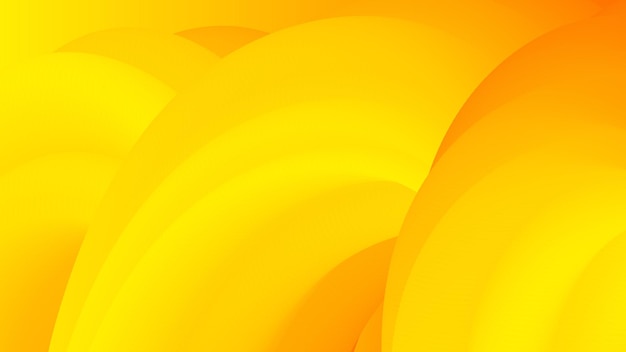 Gradient wavy vector orange