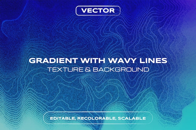 gradient with wavy lines