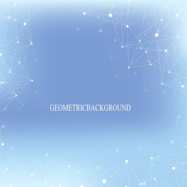 graphic abstract background communication with compounds