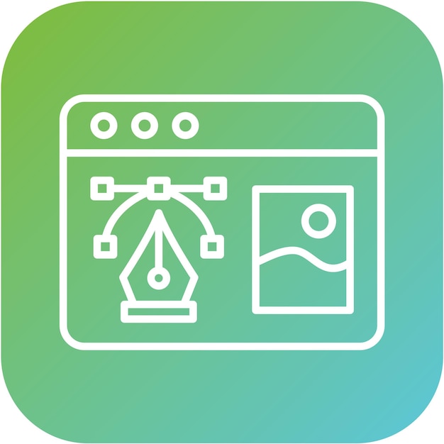 Graphic Design Icon Style