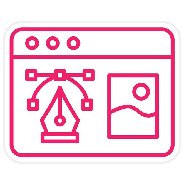 Graphic Design Icon Style
