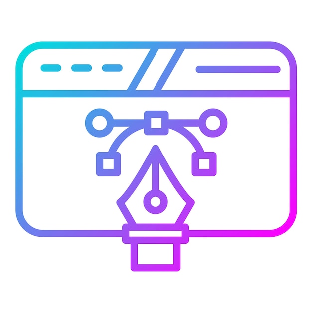 Graphic Designer vector icon Can be used for Journalism iconset