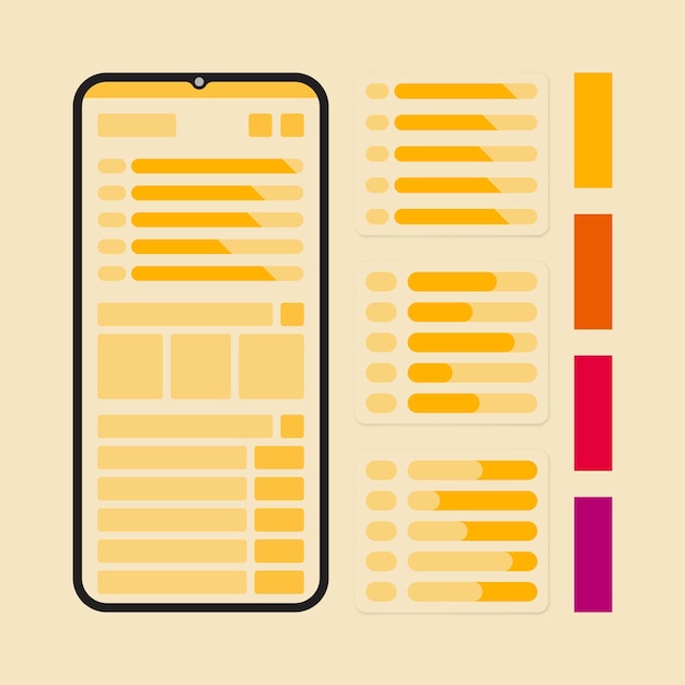 graphic elements for user interface design