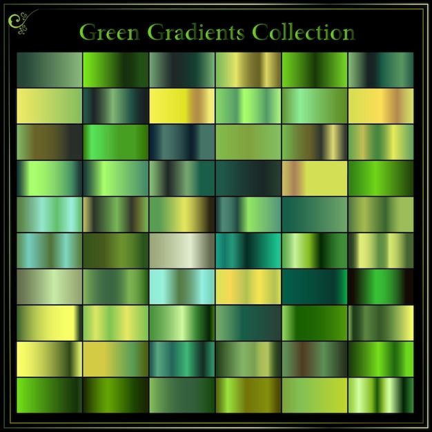 grass colors for designcollection of high quality gradients