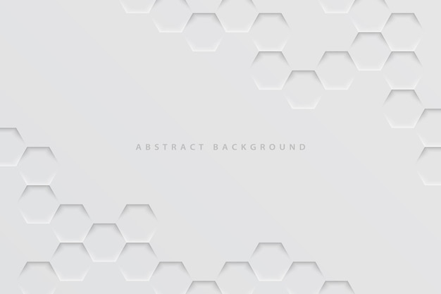 gray abstract background dynamic 3D diagonal hexagon vector pattern eps10
