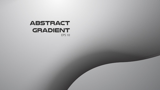 Gray abstract background with curve line for backdrop or presentation