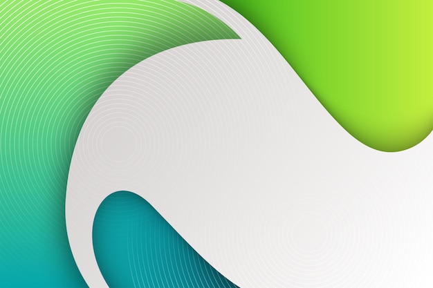 Green abstract background with shiny geometric lines Modern vibrant green blue gradient circle