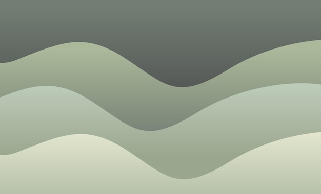 Green Wave Abstract