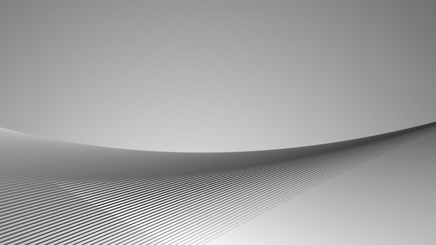 Grey abstract background with curve stripes line for backdrop or presentation