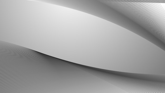 Grey abstract background with curve stripes line for backdrop or presentation
