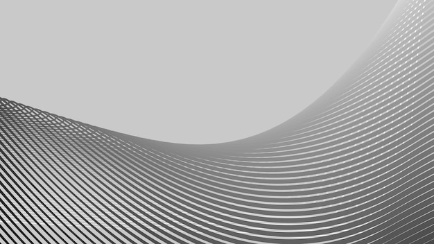 Grey abstract with curve stripes lines for backdrop or fabric style