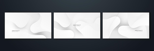 Grey corporate abstract background with white lines