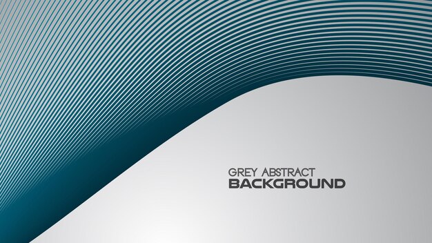 Grey gradient abstract background with curve line