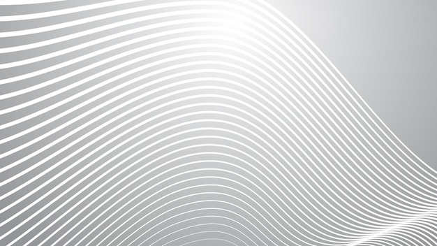 Grey gradient with curve line abstract background vector image for backdrop or presentation