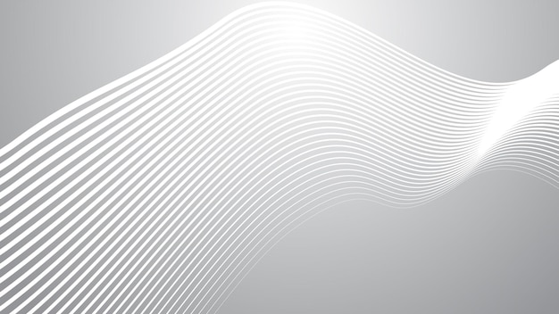 Grey gradient with curve line abstract background vector image for backdrop or presentation