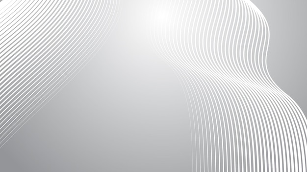 Grey gradient with curve line abstract background vector image for backdrop or presentation
